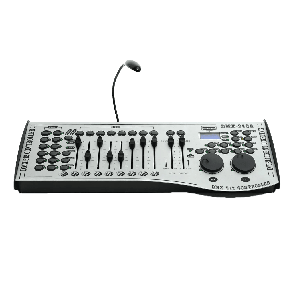 DMX 512 Controller - 12 Lights 16CH - Easy Set-up for DJs