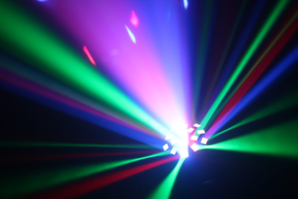 DragonX Tri-Color LED Mushroom Disco Effect DJ Pro Strobe Stage Light