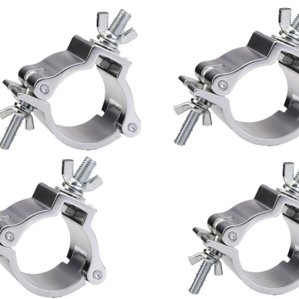 DragonX 4 pack Heavy Duty Aluminum Alloy Stage Lights O-Clamp/Mounting Clamp