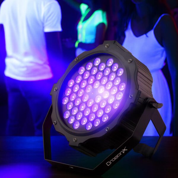 180W Halloween UV Strobe Black Stage Lights