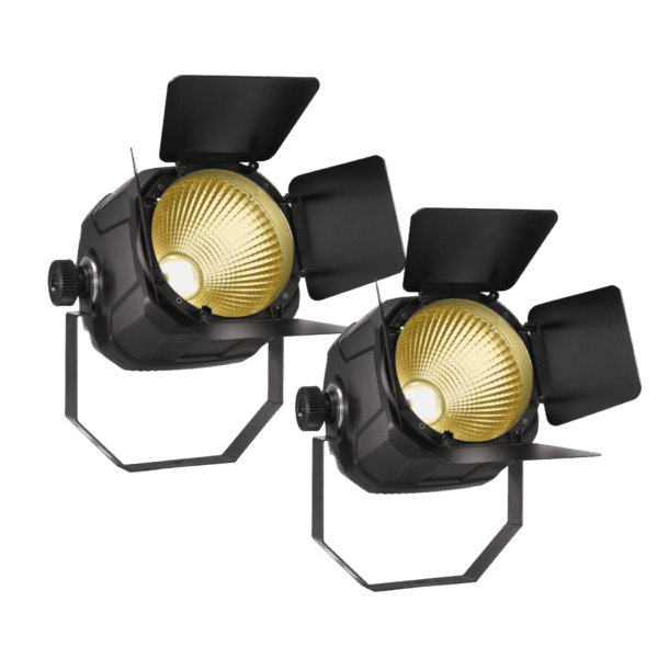 100W COB Ellipsoidal Spot Stage Light Bundle Hybrid White