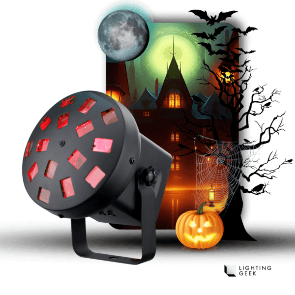 RGB Mushroom Disco Effect Strobe Stage Light for Halloween